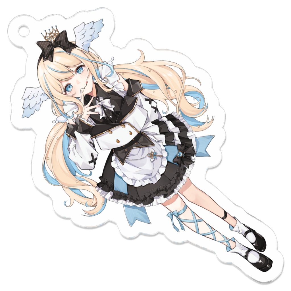 白羽れのコラボカフェアクリルキーホルダー