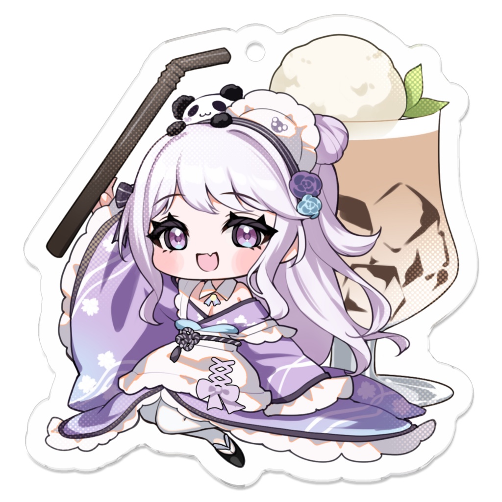【喫茶うぃず】月城にこアクリルキーホルダー