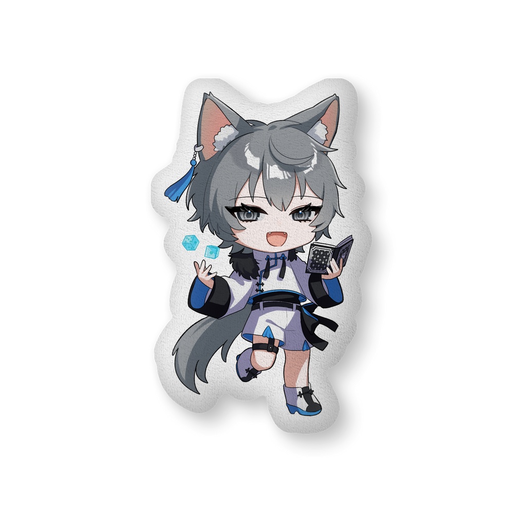 【雪犬ハスキ】クッション