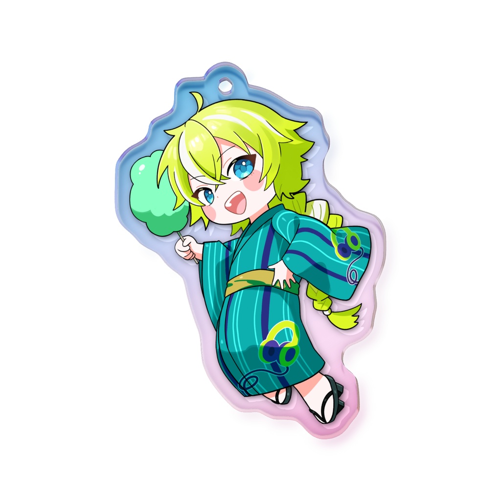 【鳴上紡久】オーロラアクリルキーホルダー
