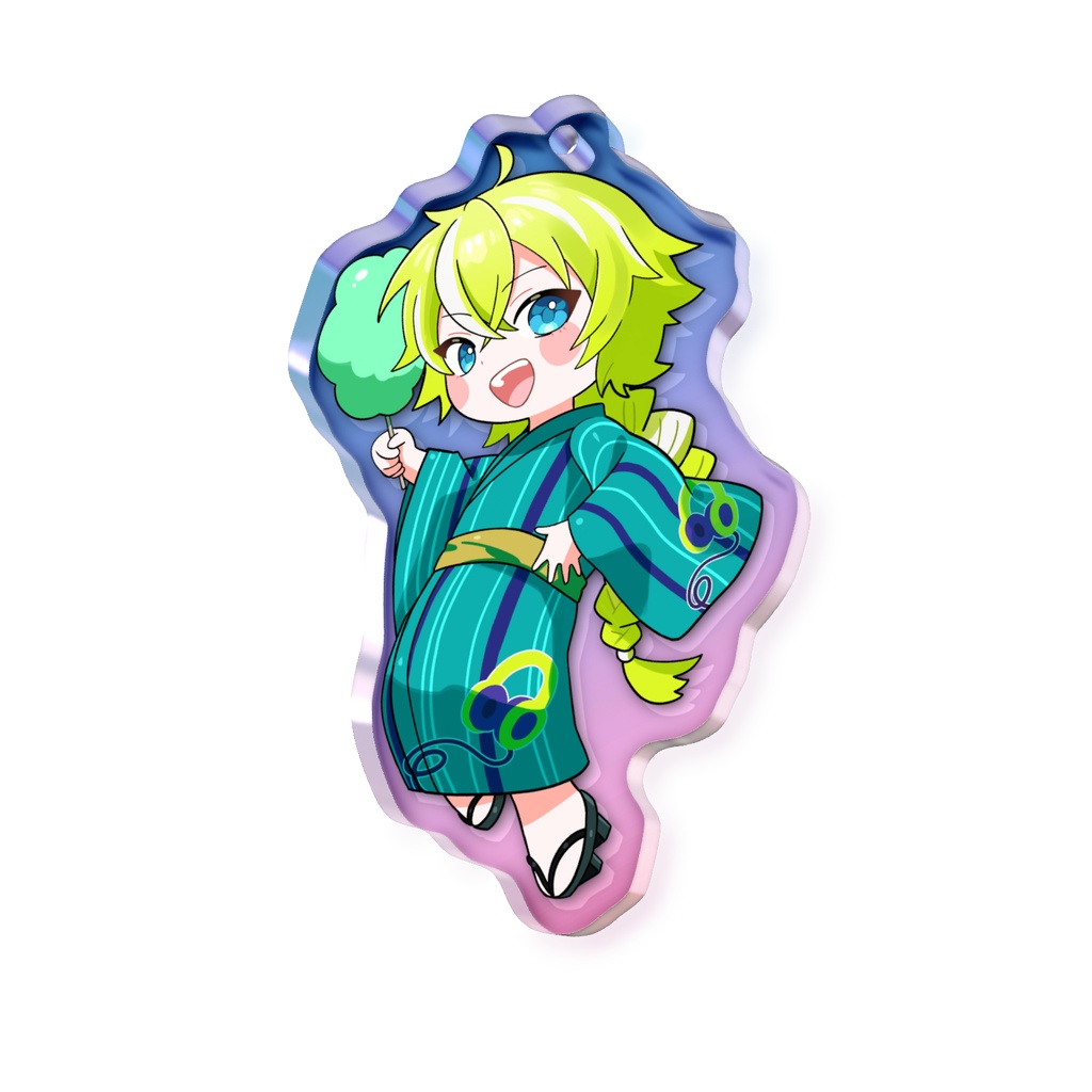 【鳴上紡久】オーロラアクリルキーホルダー