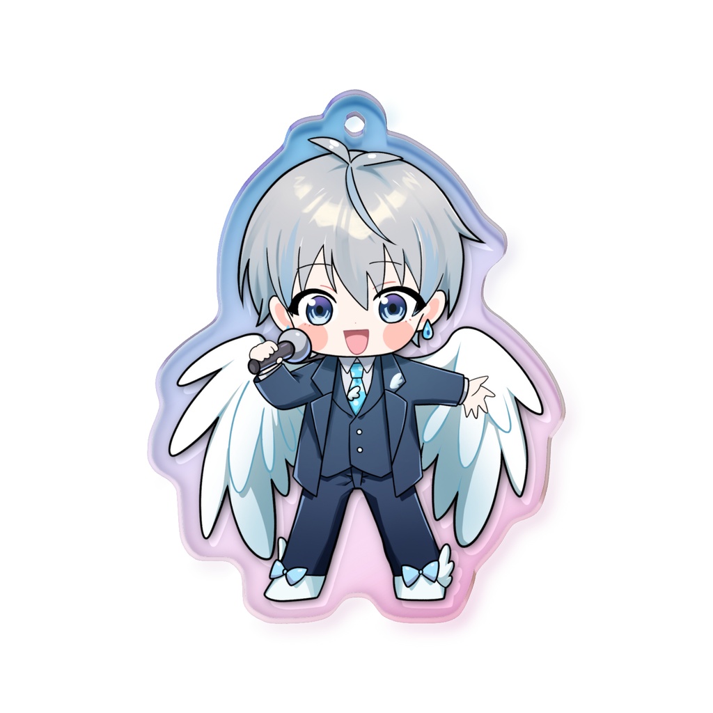 【湊天斗】オーロラアクリルキーホルダー