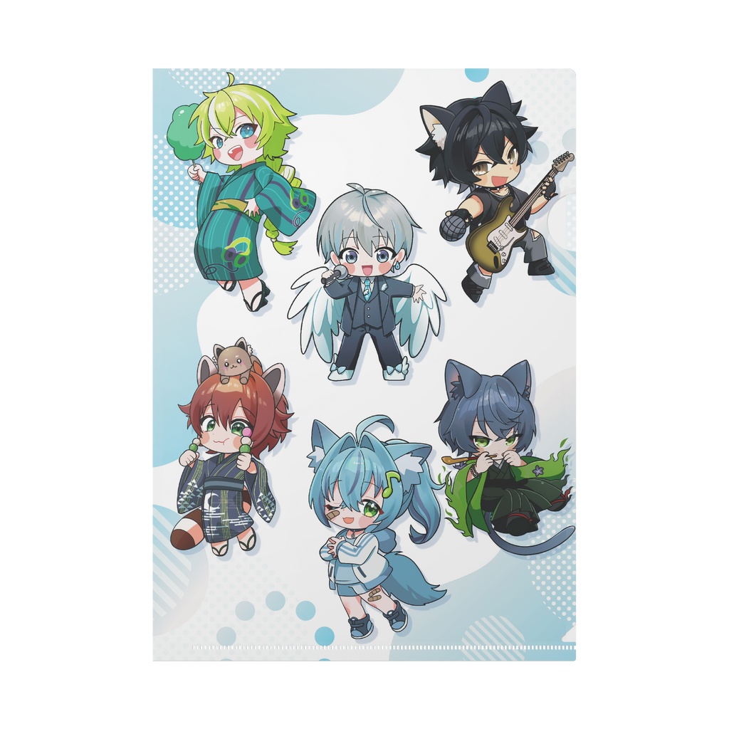 MIXTURE BOXVIVIDSDイラスト集合クリアファイル