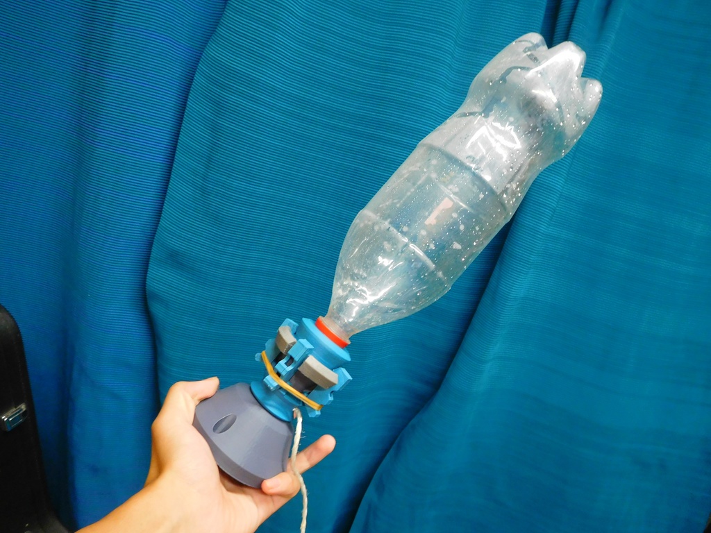 自作ペットボトルロケット発射台 STLデータ