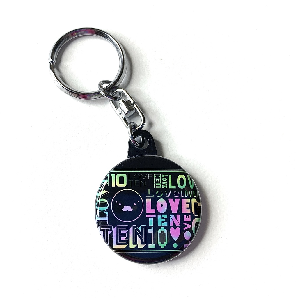 いにしえの缶バッチキーホルダー ※個包装に少し劣化あり