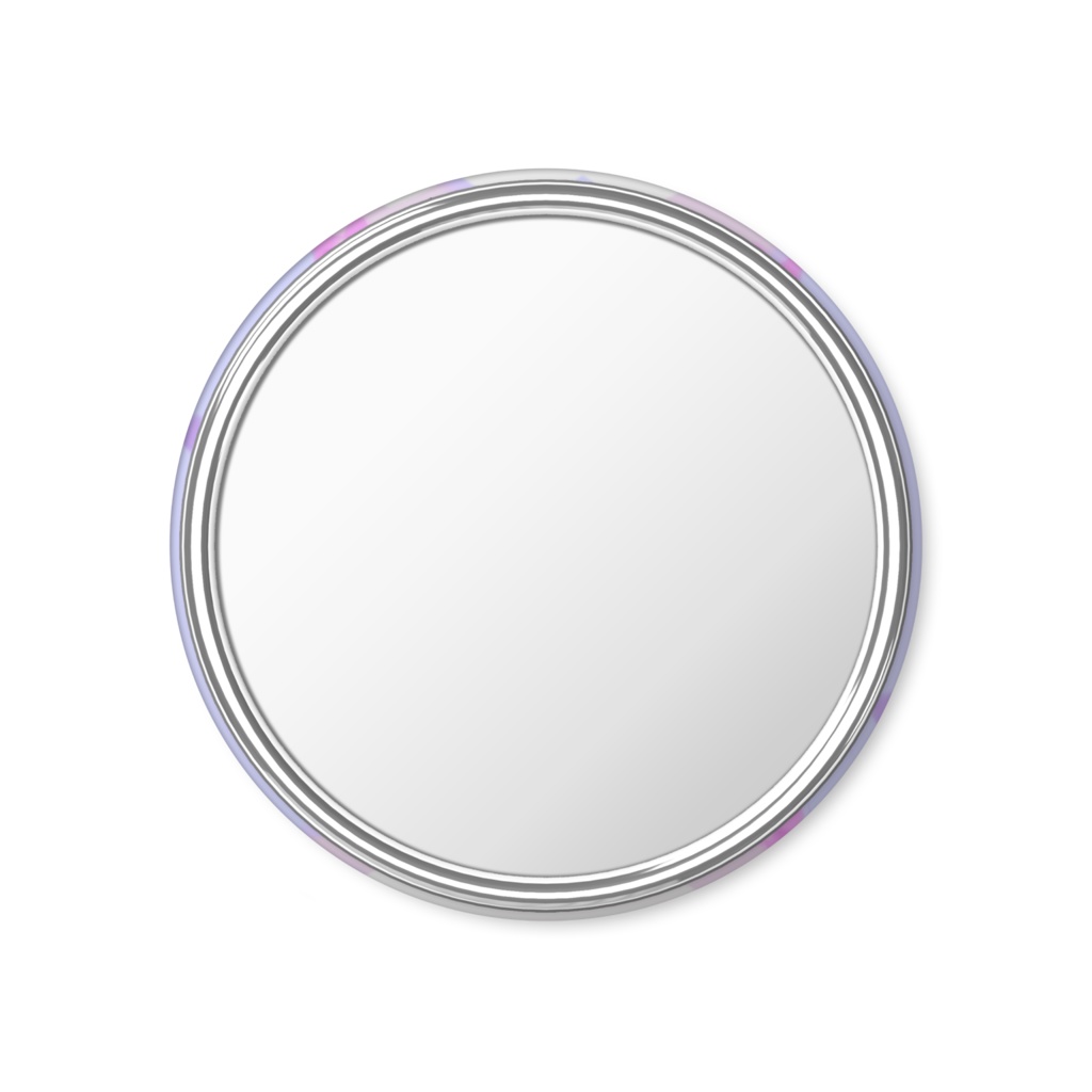 SDフードアミ茶全身缶ミラーバッジ