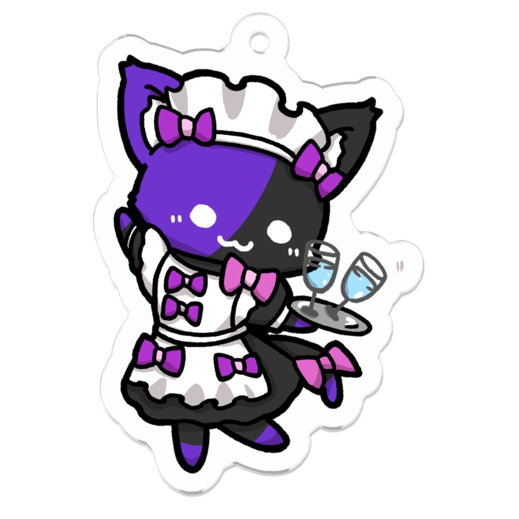 猫メイドアミ茶 アクキー✨️