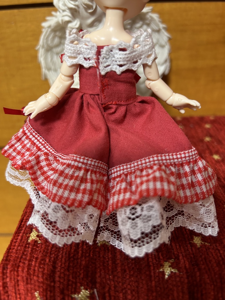 オビツ11服　クリスマスドレス