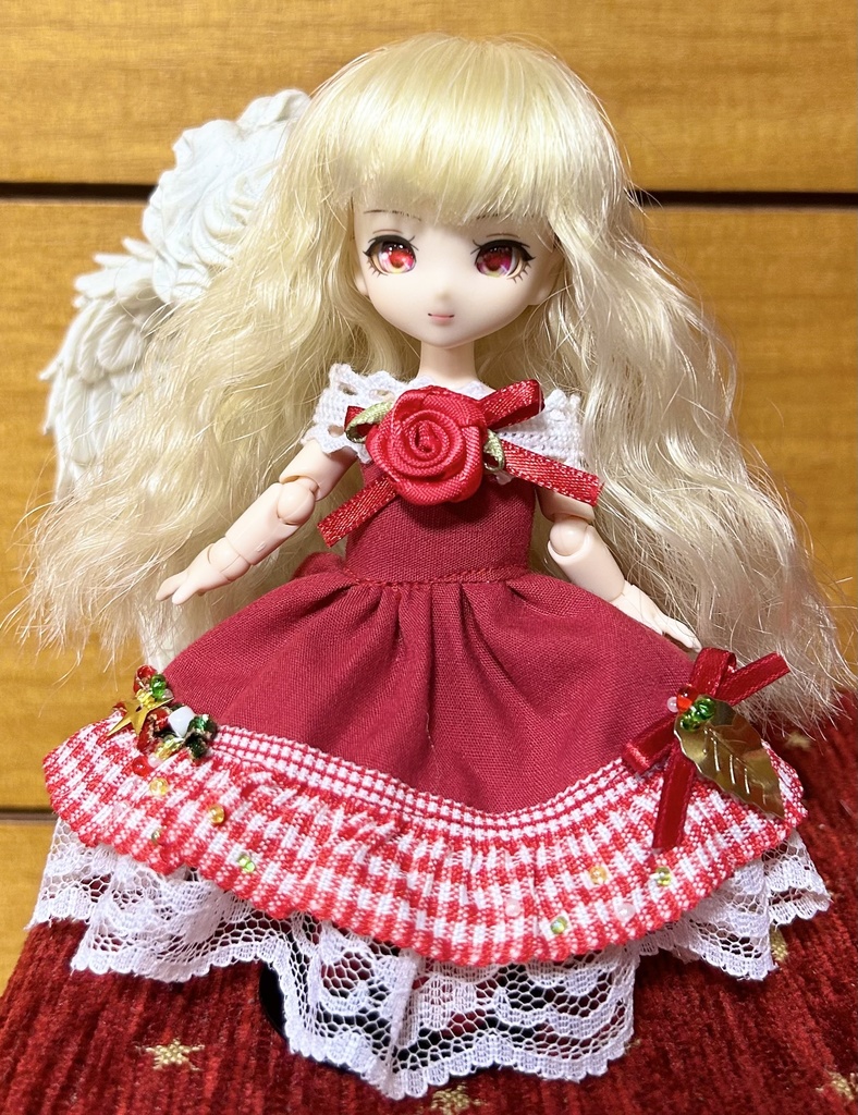 オビツ11服　クリスマスドレス