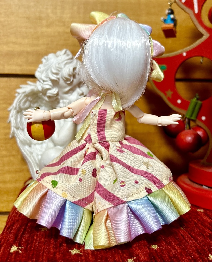 楽天市場】オビツ11 ドール 人形 服 サーカス ピエロ スーツ 3点