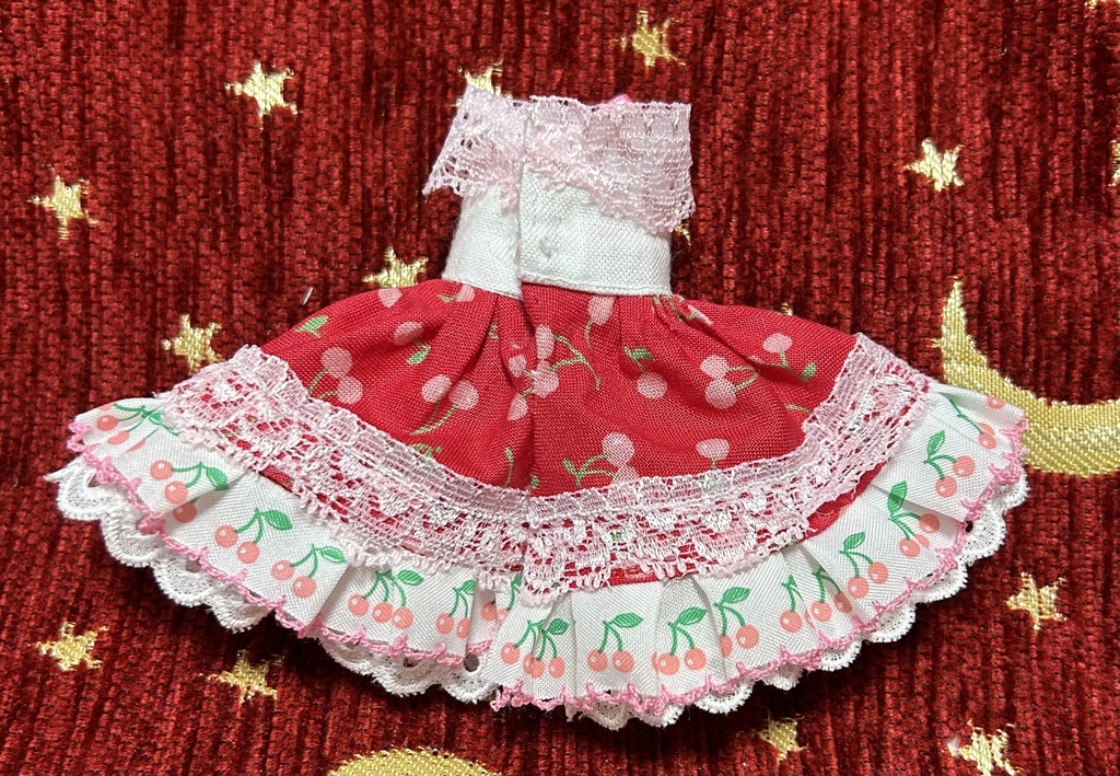 オビツ11服 さくらんぼドレス2 - friday13 - BOOTH