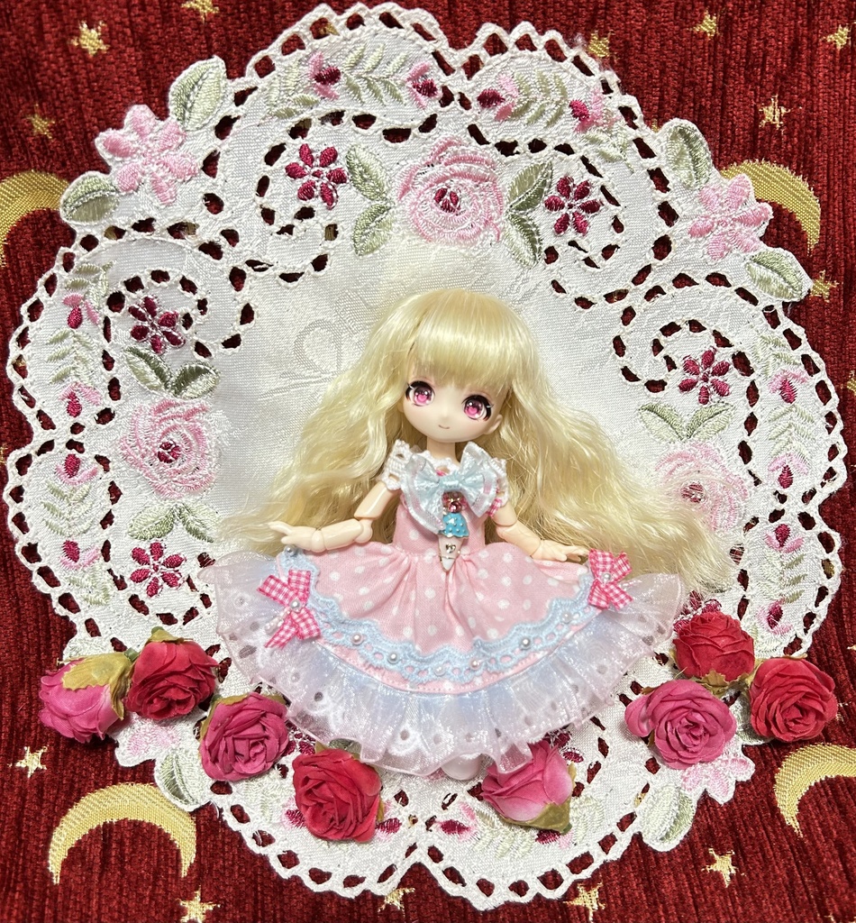 オビツ11服　アイスクリームドレス