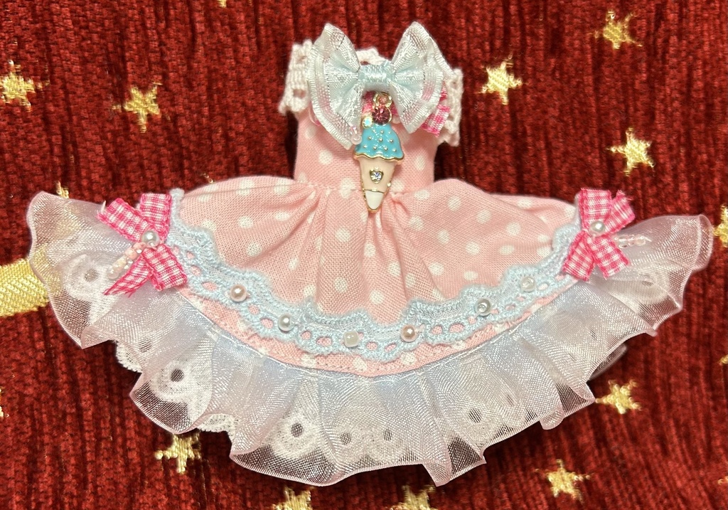 オビツ11服　アイスクリームドレス