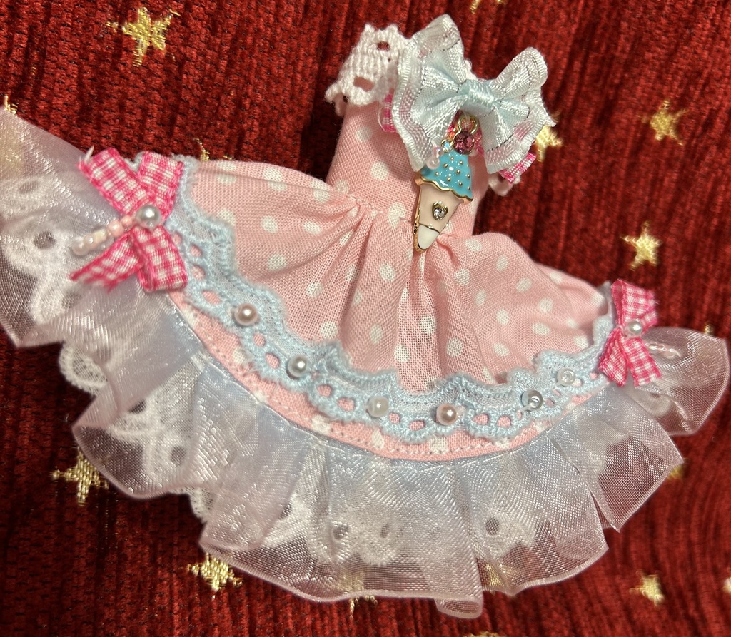 オビツ11服　アイスクリームドレス