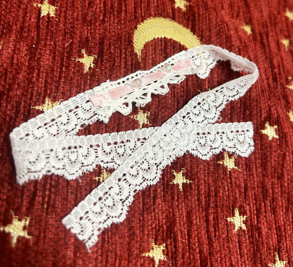 オビツ11服　梯子レースドレス