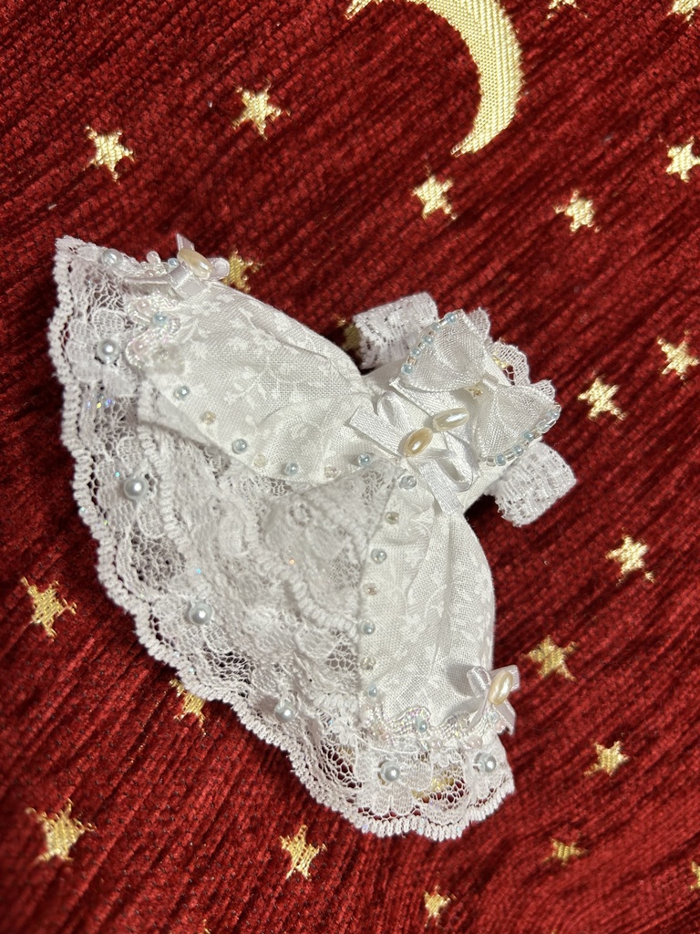 オビツ11服　ウェディング風ドレス