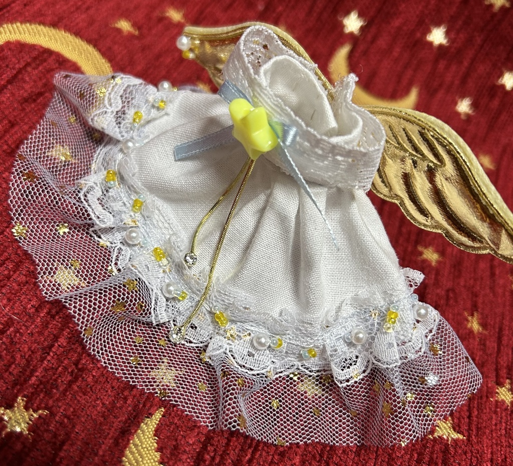 オビツ11アウトフィット　エンジェルちゃんドレス・ゴールド