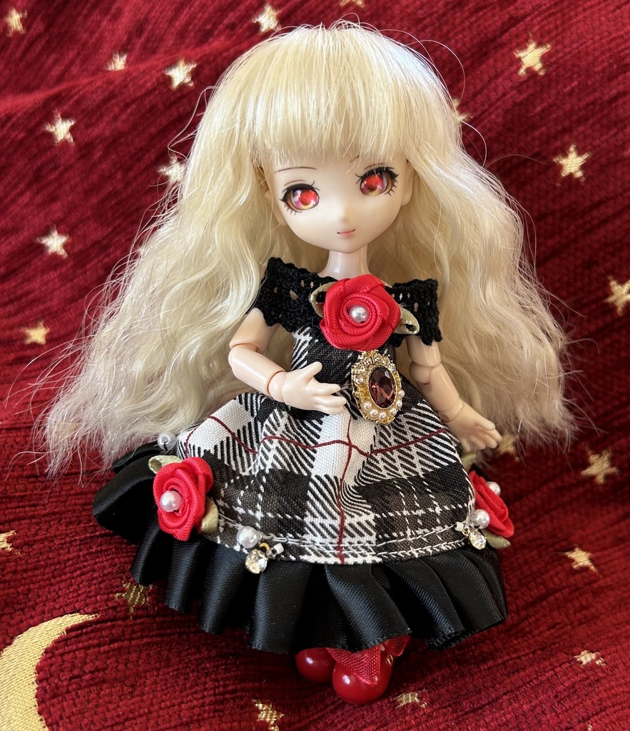 冬のお嬢様ドレス