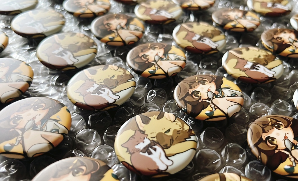 自創作 缶バッジ2種セット