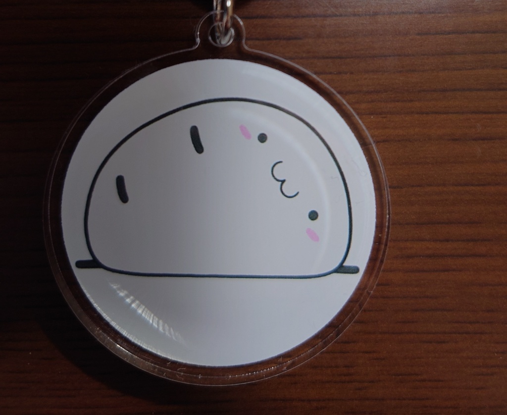 もっちりまんじゅう両面アクリルキーホルダー
