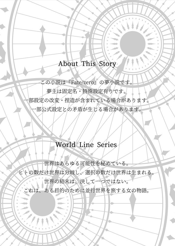【Fate夢】World Line I