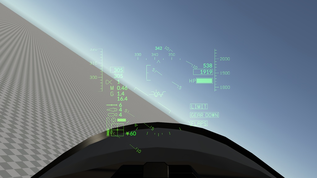 Custom HUD / HMD System For Sacc Flight