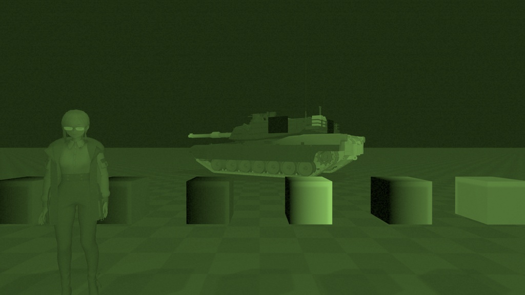 【VRChat向け】IR Camera System(赤外線カメラギミック)