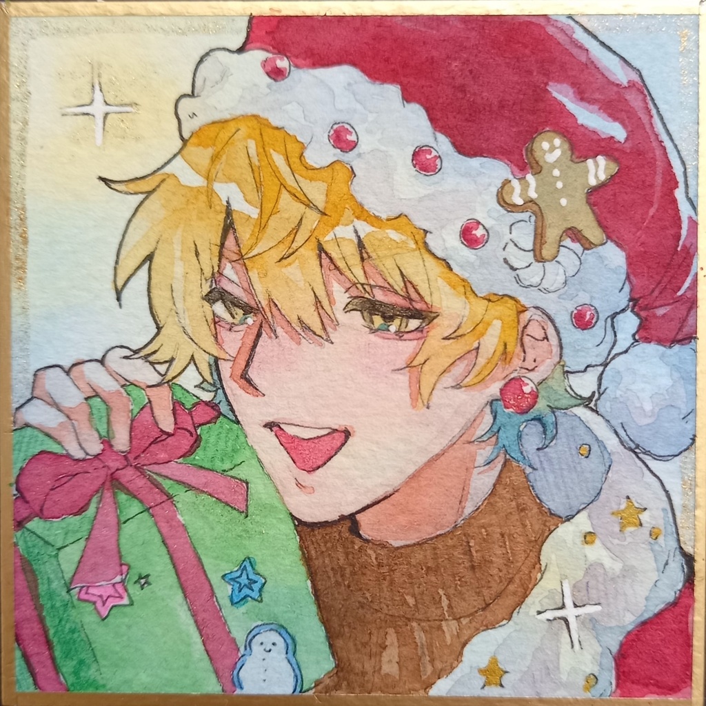 原画　遅刻サンタくん！