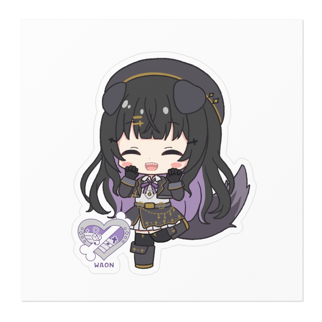 ニコニコわをんステッカー