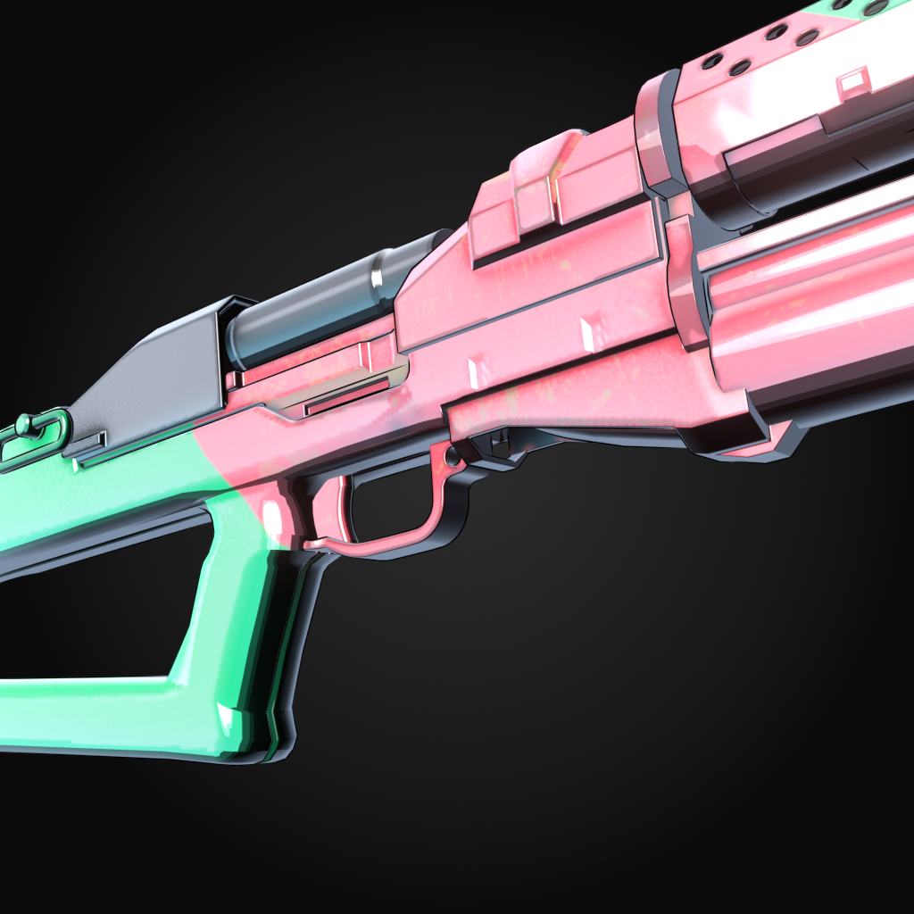 [Blender/Unity/VRC] サイバーパンク2077/Edgerunners Rebeccaのショットガン「Guts」（バジェット ...