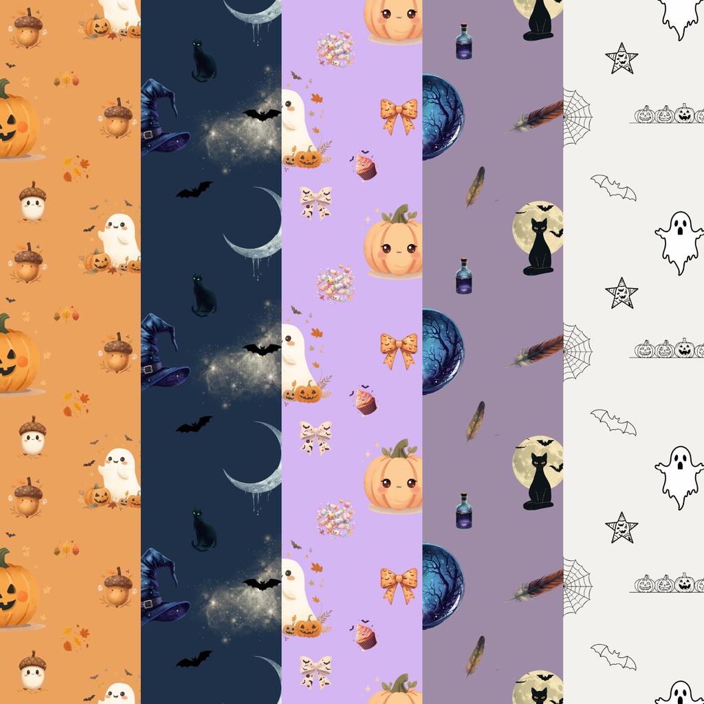 ハロウィン　デジタルペーパー