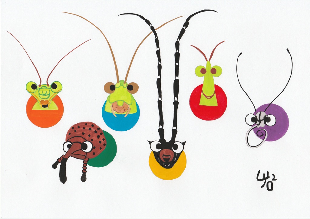 触角のトートバッグ