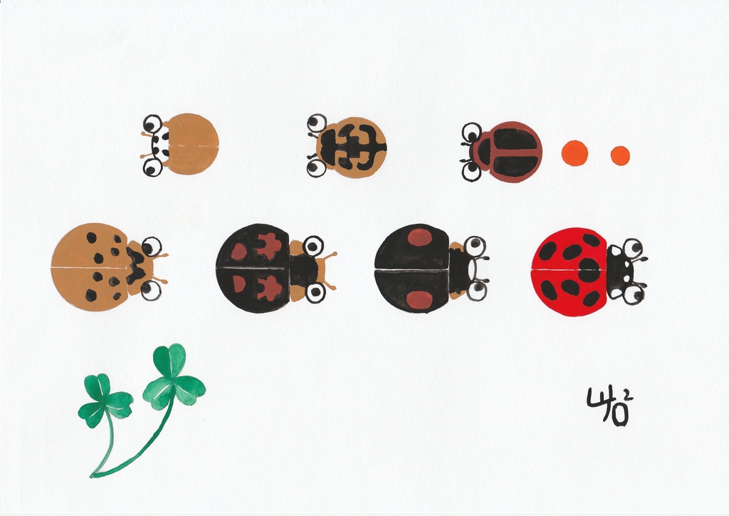 てんとう虫のトートバッグ