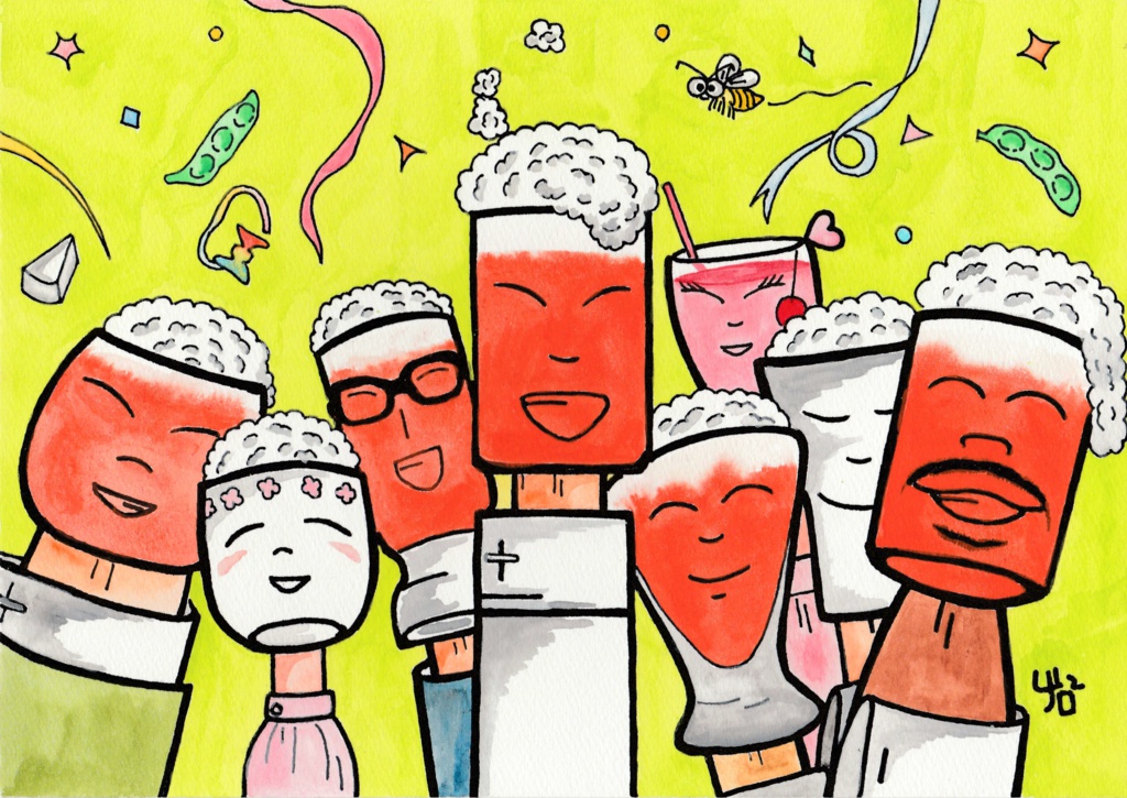 カンパイ!のトートバッグ