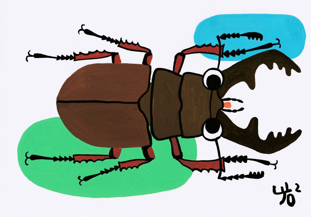 ミヤマクワガタのトートバッグ