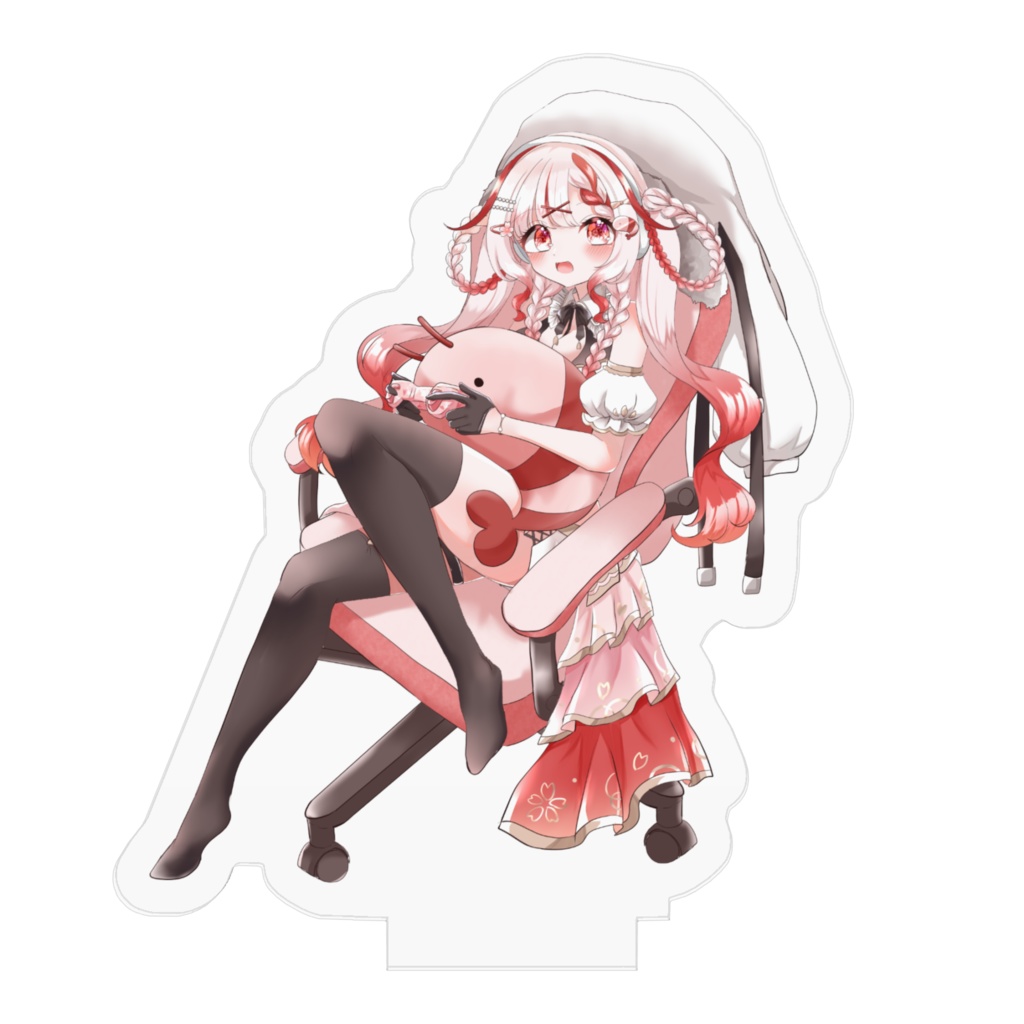 🌸Vtuberデビュー記念グッズ🦐【キービジュアルアクリルスタンド】