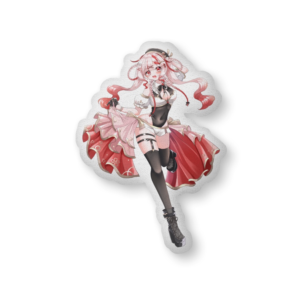 🌸Vtuberデビュー記念グッズ🦐【ビジュアルクッション】