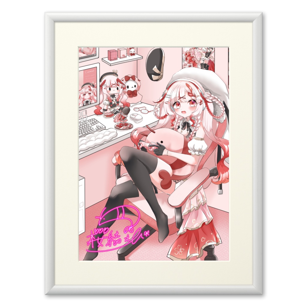 🌸Vtuberデビュー記念グッズ🦐【キービジュアルプリモアート】