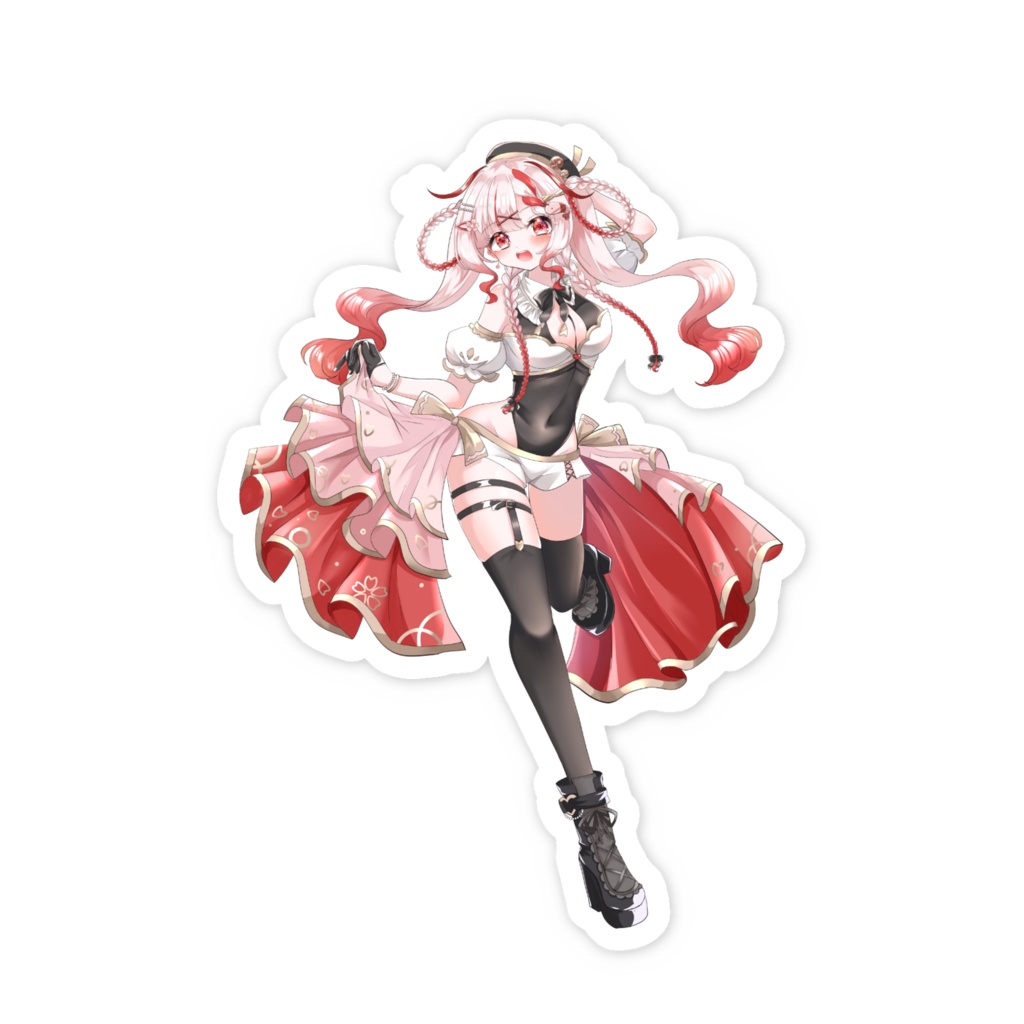 🌸Vtuberデビュー記念グッズ🦐【携帯ステッカー】