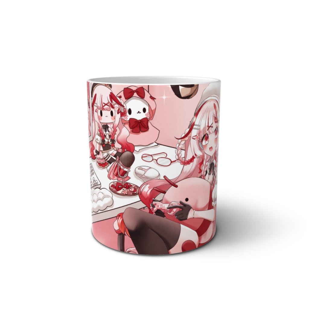 🌸2周年記念Vtuberデビューグッズ🦐【キービジュアルマグカップ】
