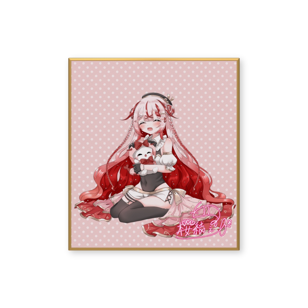 🌸3周年記念グッズ🦐えびりんと一緒/サイン付き色紙