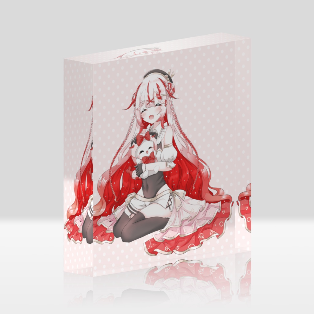 🌸3周年記念グッズ🦐えびりんと一緒アクリルブロック