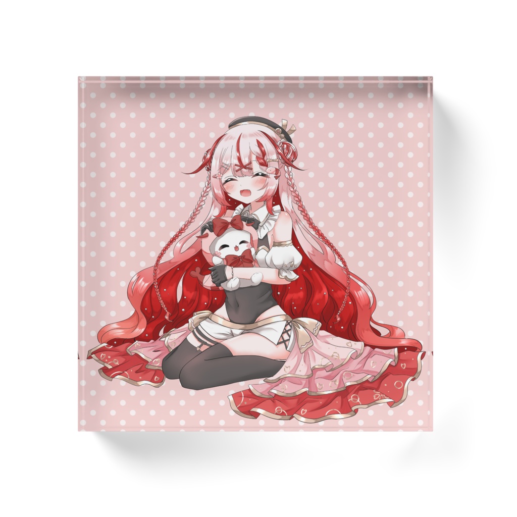 🌸3周年記念グッズ🦐えびりんと一緒アクリルブロック