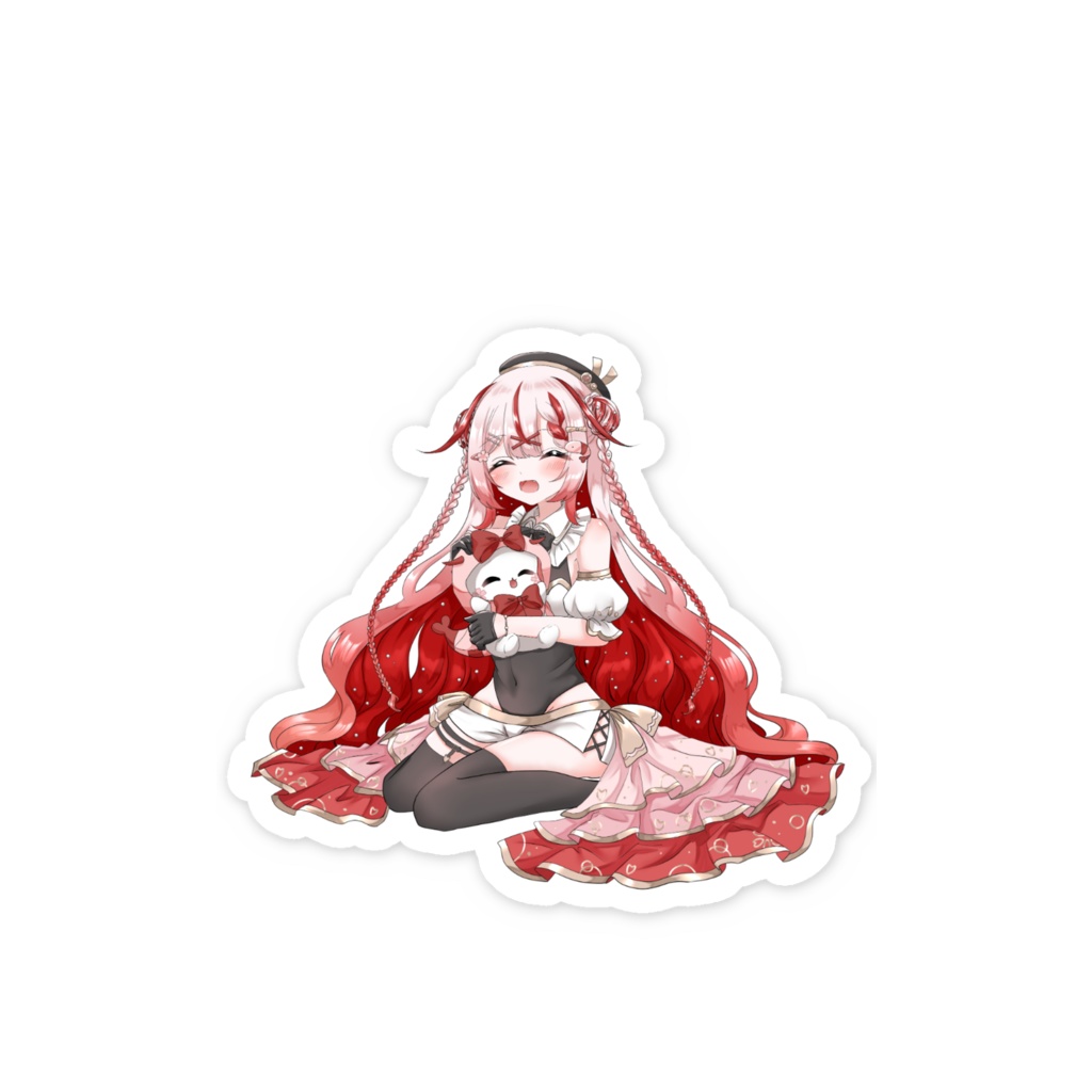 🌸3周年記念グッズ🦐えびりんと一緒スマホステッカー