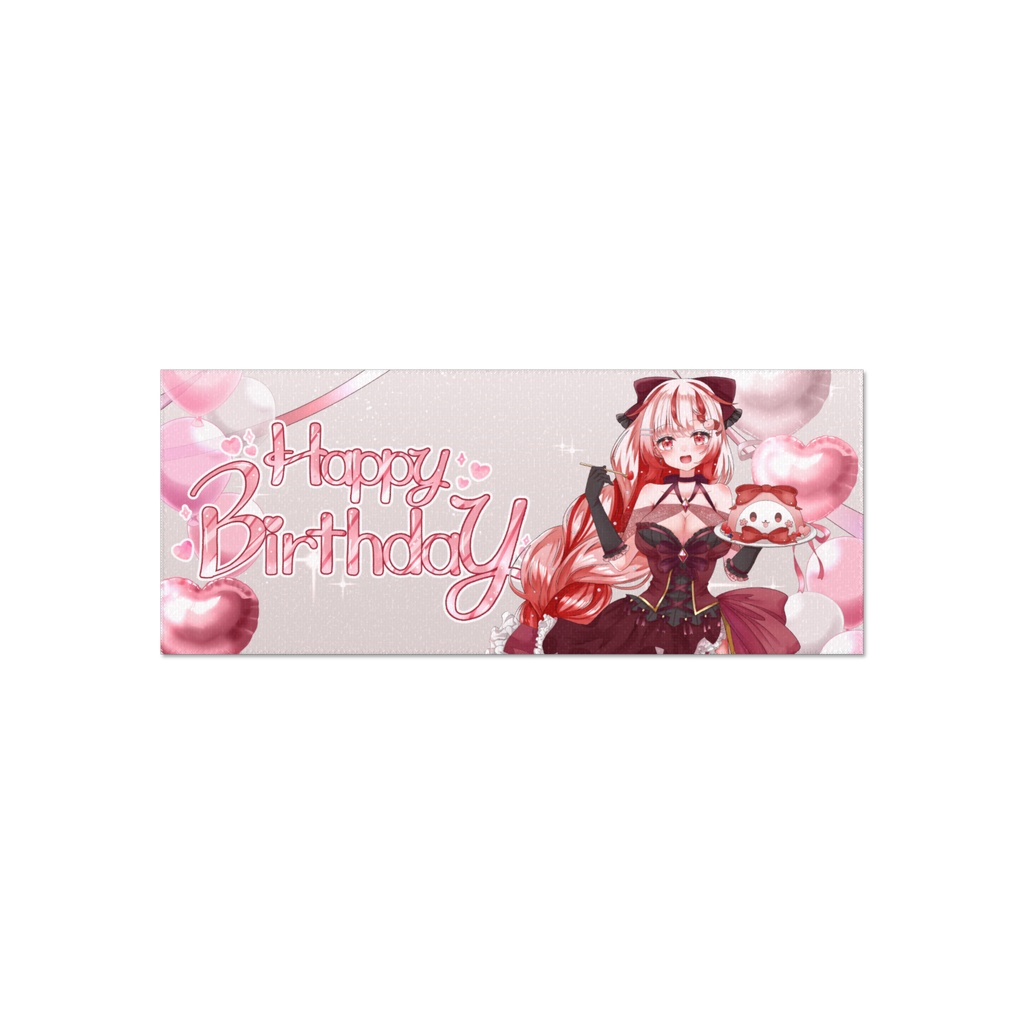 🌸生誕祭2026記念グッズ🦐フェイスタオル(色違い)