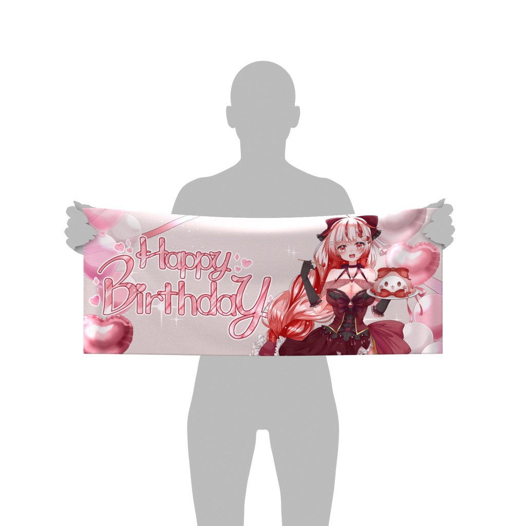 🌸生誕祭2026記念グッズ🦐フェイスタオル(色違い)