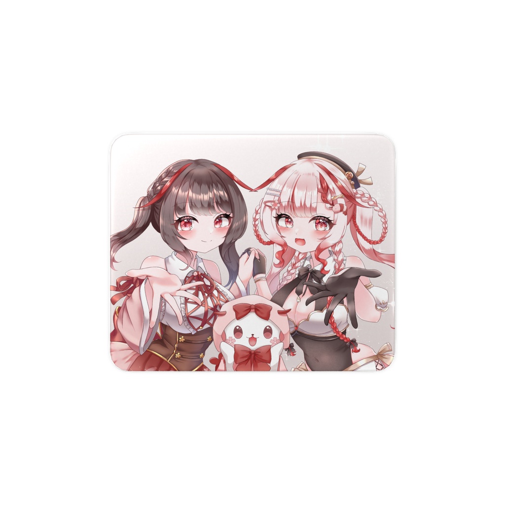 🌸4周年記念🦐ガラス製マウスパッド