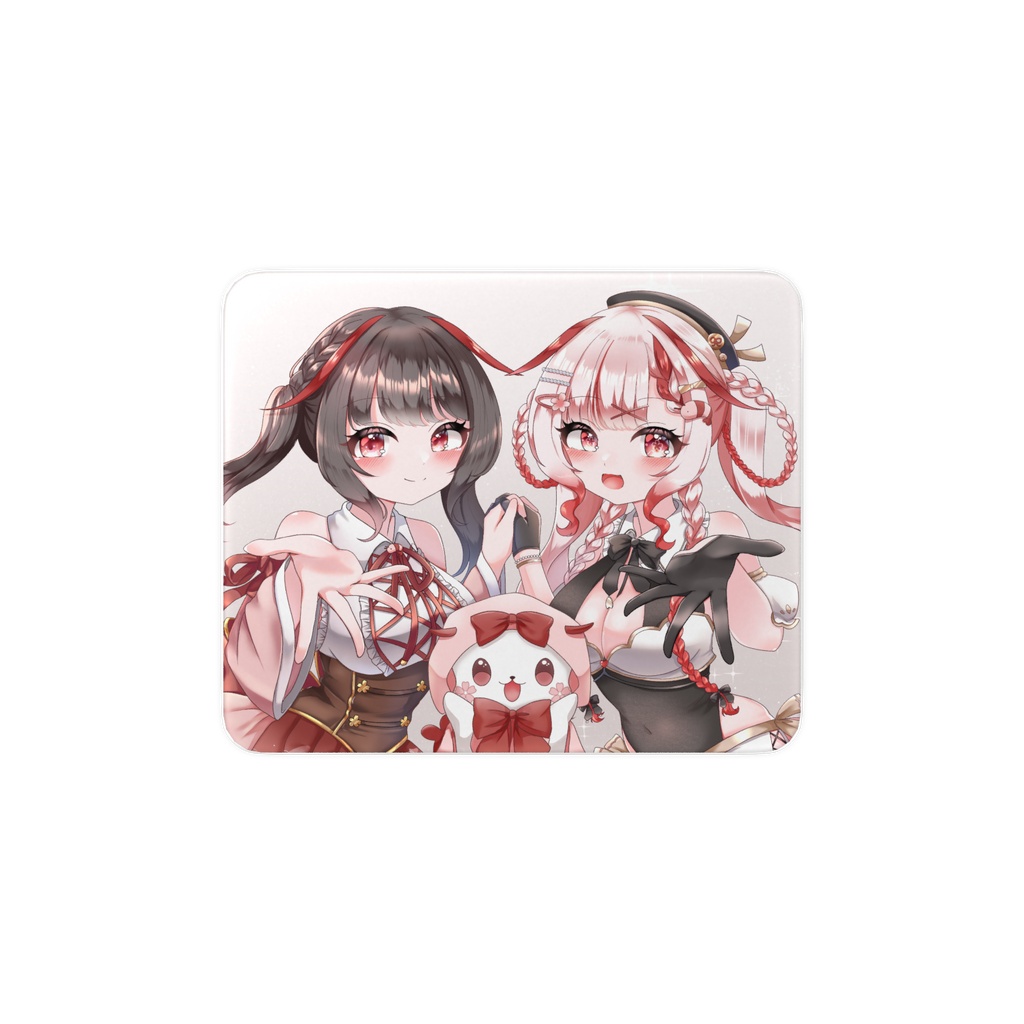 🌸4周年記念🦐ガラス製マウスパッド