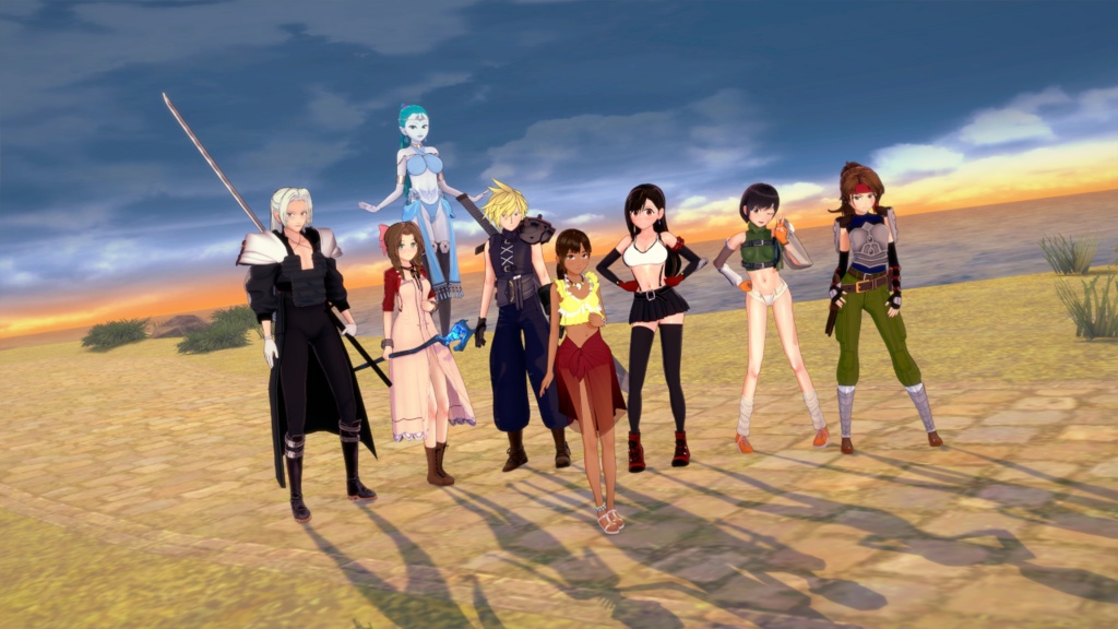 Final Fantasy 7 Koikatsu character pack