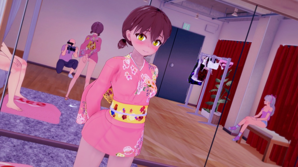 Saki Koikatsu character card wegoing2hell BOOTH